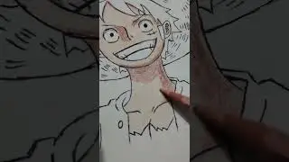 luffy drawing ✨🔥 #anime #music #onepiece #drawing #viral