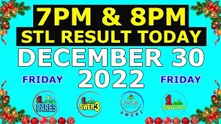 7pm and 8pm STL Result Today December 30 2022 (Friday) Visayas and Mindanao