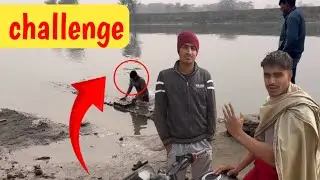 Nehar me kudhne ka CHALLENGE || vivek gujjar fitness 