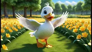 Ducky Flappy Wings Go Flap Flap Flap | Toddler Duck Song | Fun Flapping Rhyme with Baby Ducky