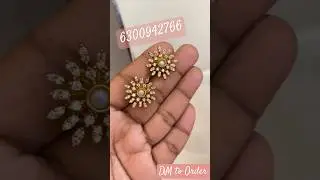 Diamond replica studs 6300942766 to Order @mangalyacollections_official #diamond #earrings #stud