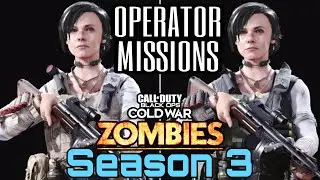 HOW TO COMPLETE ALL ZOMBIES OPERATOR MISSIONS FOR PARK (Black Ops Cold War Season Three)