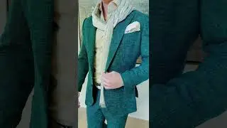 Make a Statement: Evergreen Lino Tweed Look | Sebastian Cruz Couture