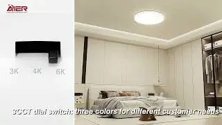 21mm ultra thin private mold design LED ceiling light, with 3CCT, 5CCT, 2.4G, dia switch function.