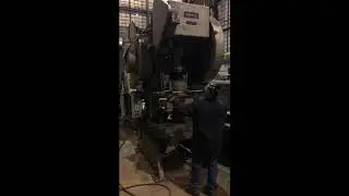 UPM#10610 125 Ton South Bend Johnson OBI Single Crank Press - Universal Press & Machienry