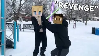 A Year Ago I Lost A Minecraft Fight, Today I Got My Revenge IRL...