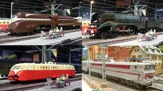 French Invasion @ ETE: Super Pacific Nord Car&eacute;n&eacute;, SNCF 232.U.1, Autorail Bugatti, CC40101&Thalys