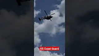 Watch How US Coast Guard Patrols! #short #helicopter