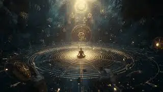 Sphere of Sonic Light 🌌 2 Hour Divine Ambience  Concentric Soundwaves & Glyphs  Meditative | Sci-Fi
