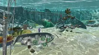 Relaxing Listening Pirates Retreat Video 3D CGI