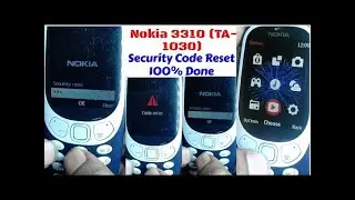 Nokia 3310 TA-1030 Security Code Read/Reset 100% Done Miracle Box 2024 (ufixer solution)
