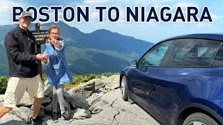 Бостонское автопутешествие на Model Y, часть 3: от горы Вашингтон до Ниагарского водопада