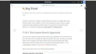 Daniel Liang Java Section 7.10 Linear Search and Binary Search