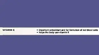 VITAMIN E NUTRIENT PLUS ITS ROLES IN THE BODY