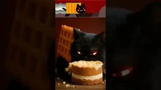 Sprunki Oc Nyan Cat Eating Cake #sprunki #incredibox