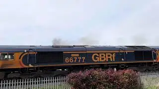 0V84 clagging shed flies through stoke works junction 08/04/2024