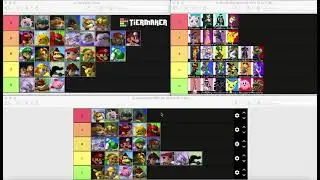 Comparing my Smash Bros. Melee tier lists part 1