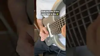 Right-hand POV: sweep, legato & hybrid picking on a 8-string guitar (Ibanez RGDMS8) #8stringguitar