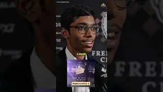 Pragg on Magnus's performance at Las Vegas Freestyle Chess 😍❤️#chess #praggnanandhaa #magnuscarlsen