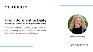Credit Card Use Case with Spend Personality