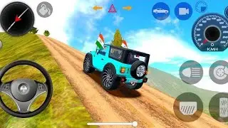 Different colours Mahindra Thar driving game indiancarsimulatorgameplay#thargamer #drivinggame#games
