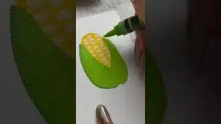 Paint a cute little corn today. #painting #paintings #cute #kawaii #diy #creative #fun #immersive