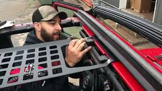 Jeep Gladiator JT/Jeep Wrangler JL Overhead Molle Panel Installation Video