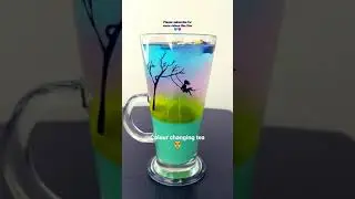 Colour changing tea 😍 again since you ❤️ it