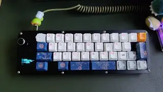 everglide tourmaline blue pro v2 switch | new 40% mechanical keyboard!