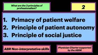 NIS Study Guide: 3 Professional Principles #Radiology #Professionalism #CoreExam