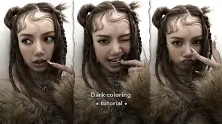 Dark coloring tutorial// alight motion tutorial 🤍 #tutorial #alightmotiontutorial #coloringtutorial