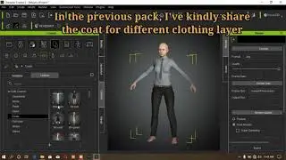 CC3 and iclone full body clothing free download