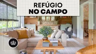Casa de CAMPO dos SONHOS: jardim DESLUMBRANTE e muito ACONCHEGO