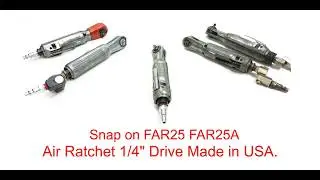 Snap on FAR25 FAR25A Air Ratchet 1/4