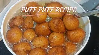 puff puff recipe with milk & egg  / How to make 500g flour puff puff | African snacks