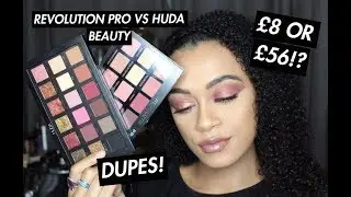 REVOLUTION PRO VS HUDA BEAUTY DUPE | &pound;8 or &pound;56!?