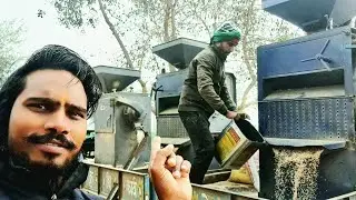 How Is Working RICE MILL 👀| Watch Full Of this Video | And Enjoy It 🪷🪷🪷🇮🇳🇮🇳🇮🇳🚩🚩 #farmer #ricemill 