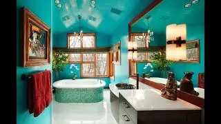Turquoise Bathrooms - Timeless and Captivating Interior