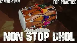 Non Stop Dhol Beat | Bhangera Beat Punjabi | Punjabi Bhangera Copyright Free Beat | By Shyam Verma