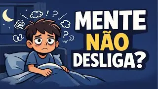 Sua Mente Não Para à Noite? (Mesmo Quando Você Está Exausto) A Psicologia Explica