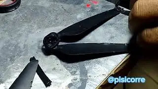 como reparar las hélices de un Drone dañada