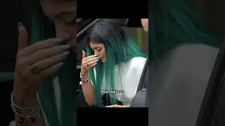 Kylie Jenner with blue hair #shorts