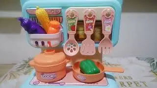 Mini Kitchen toy set unboxing/washing machine toy set! Cool toys! #cooltoys #kitchentoyset