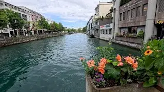 4K Walk tour Thun Switzerland 2024   جولة مشي في مدينة ثون السويسرية الساحرة