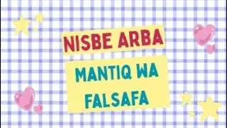 Nisbe Arba||Mantiq wa falsafa||Unani medicine||BUMS Urdu 