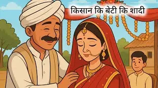 किसान कि बेटी कि शादी hindi moral story Hindi kahani catoon kahani 