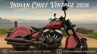 Indian Chief Vintage 2026: Klassik trifft moderne Technik