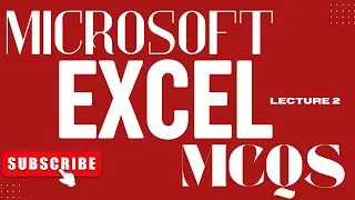 Ms Excel Advanced Mcq | Monitoring Assistant (Bps14) Job Preparation | All Sts Test