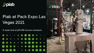 Conveying coffee beans with piFLOW vacuum conveyors at Pack Expo Las Vegas 2021 - Piab