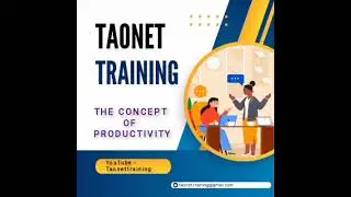 The Concept of Productivity #taonettraining #businesstraining #admin #efficiency #effectiveness